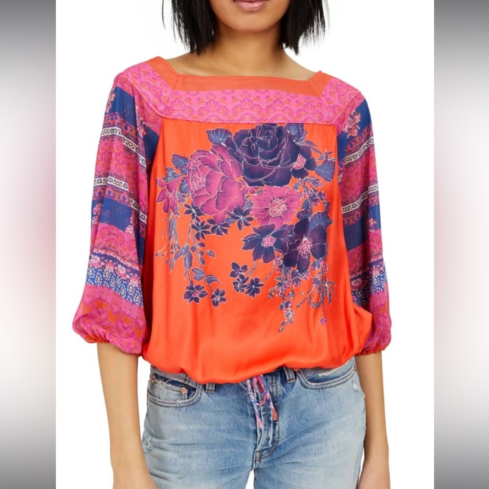 Free People Blue Nile Top (XS)